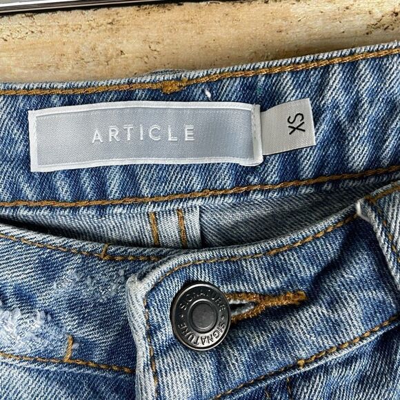 Article Floral Jeans sz XS - Picture 3 of 4